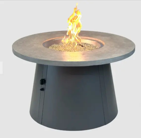Cirvalo Round Gas Fire Pit Table